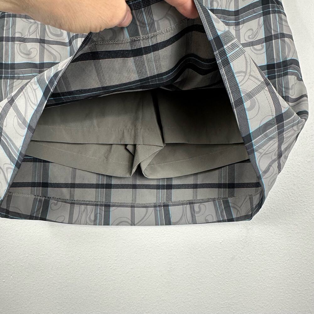 Nike Women Golf Skirt Skort Gray Plaid Med - Picture 3 of 9